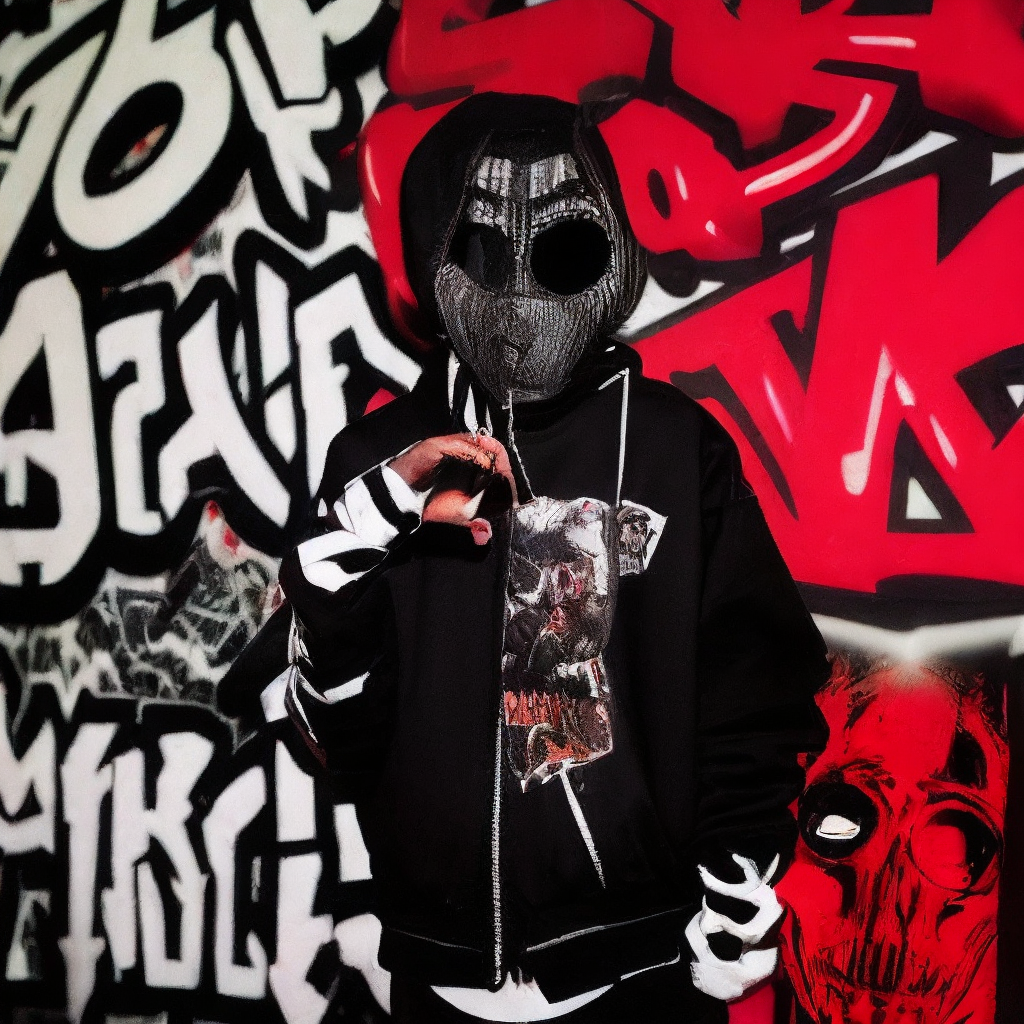 KREA AI - hyperrealistic extra detailed 8k 90s hip hop stree...