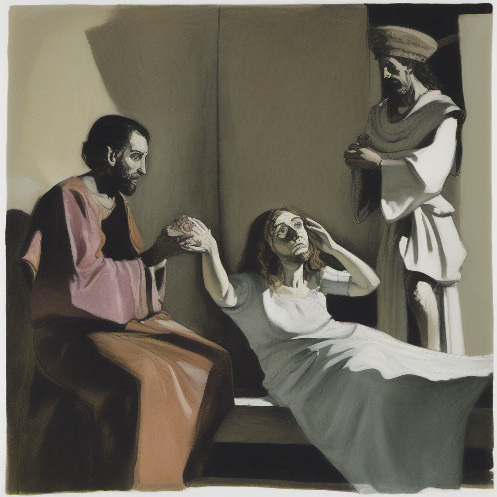 Krea Ai The Daughter Of Herod Receiving The Head Of John T