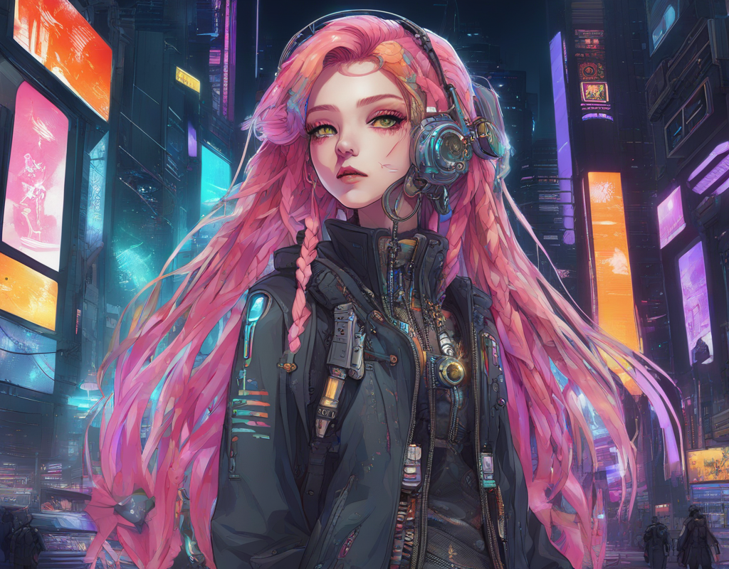3. Blue hair and cybernetic enhancements: The perfect cyberpunk look - wide 9