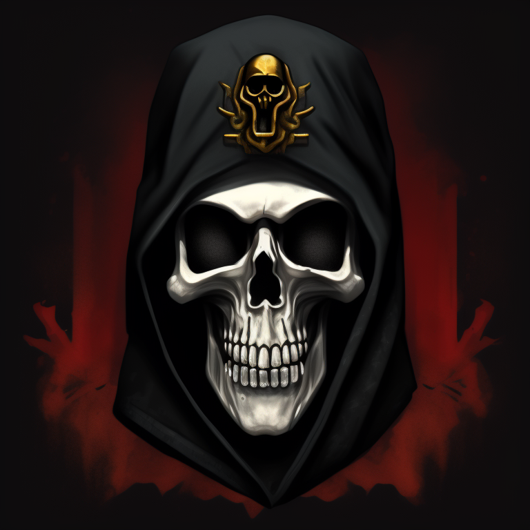 KREA AI - A logo for fivem server to contain A skull wearing...